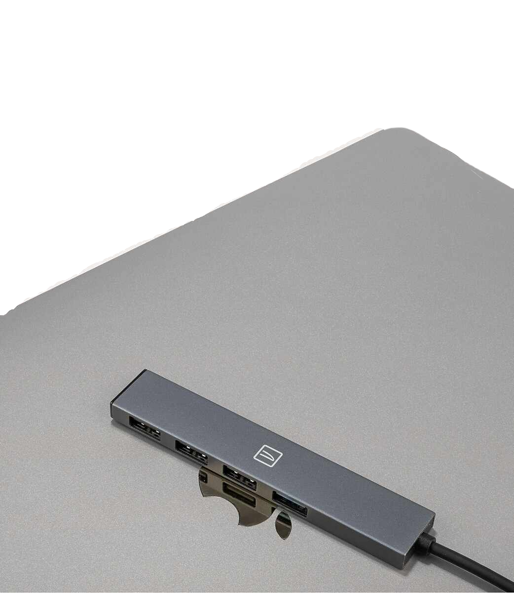 HUB 4 PORTS USB Boîtier en aluminium Plug and Play TUCANO