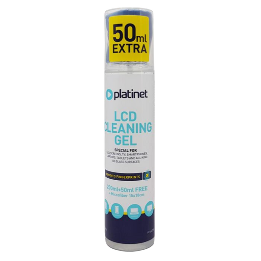 Bombe gaz sec (200 + 50) + chiffonnette PLATINET