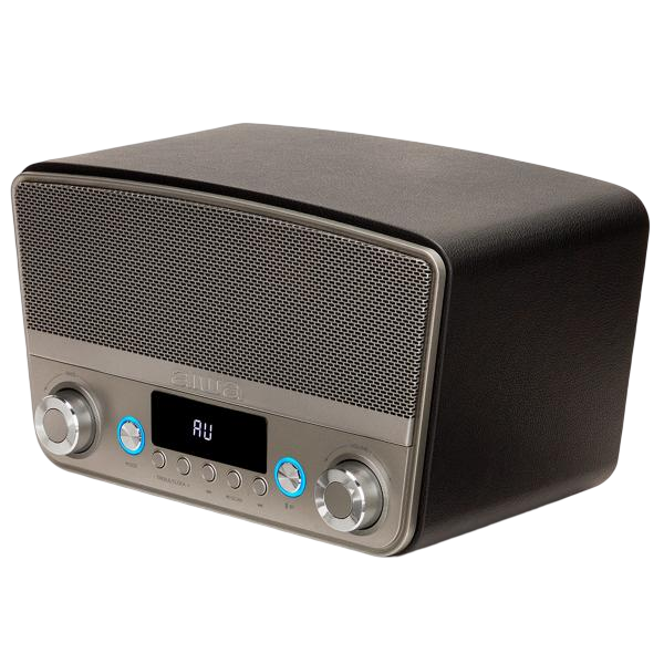 Enceinte Bluetooth Finition luxueuse en cuir