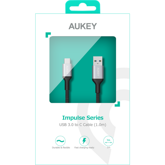 Câble CB-CD2 Impulse Series USB 3.0 to C AUKEY