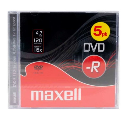 DVD-R 4.7 Gb (boitier 10 mm) MAXELL