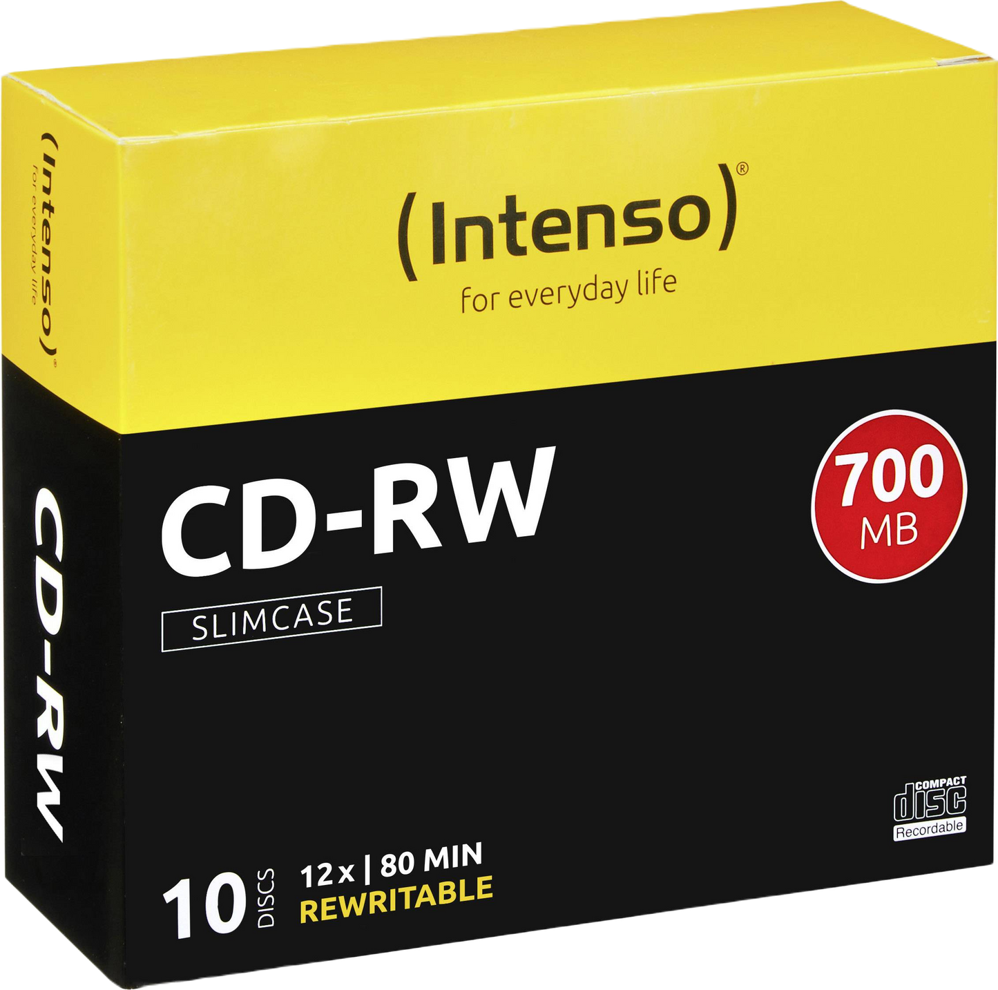 CD Rw Réinscriptible - High Speed INTENSO