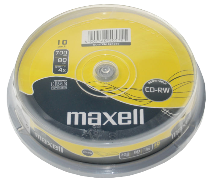 CD Rw 80 XL / Réinscriptible Spindle de 10 MAXELL