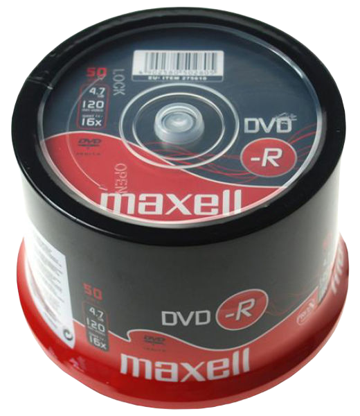 DVD-R 4.7 Gb - Spindle de 50 MAXELL