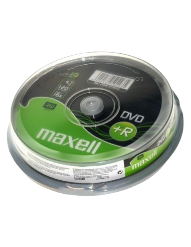 DVD+R 4.7 Gb - Spindle de 10 MAXELL