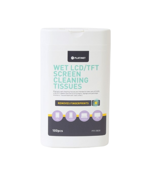 Lingettes de nettoyage humides 100 pcs PLATINET