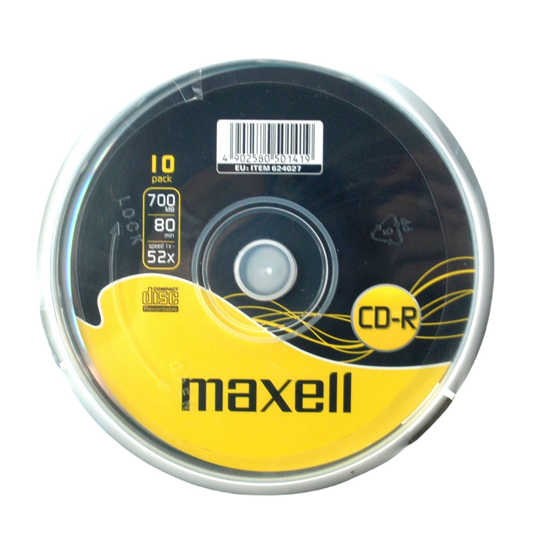 CD R 80 XL - Spindle de 10 MAXELL