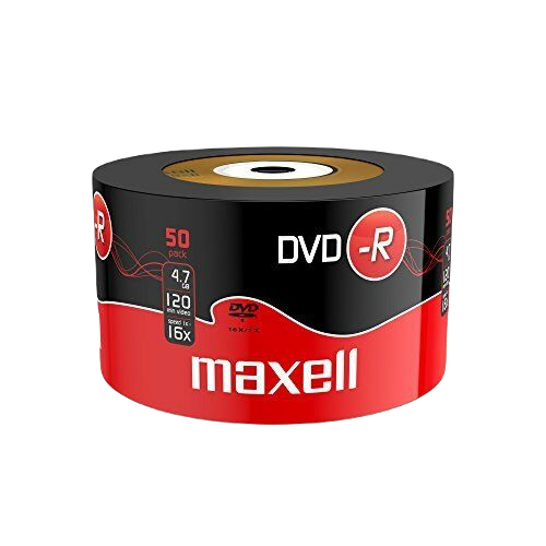 DVD+R 4.7 Gb - Shrink de 50 MAXELL