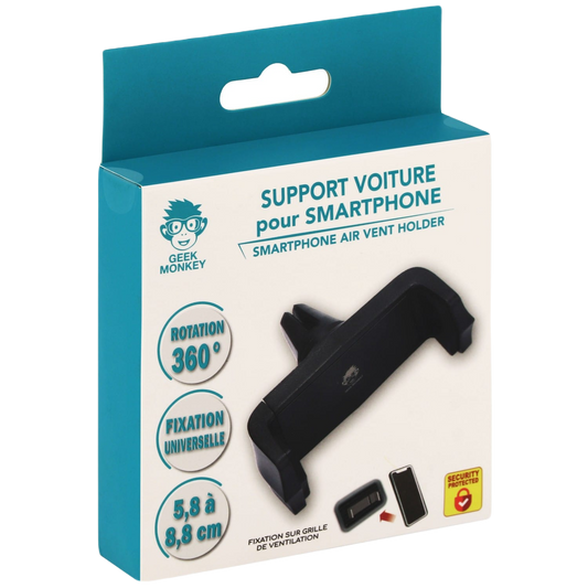 Support de Smartphone pour voiture GEEK MONKEY